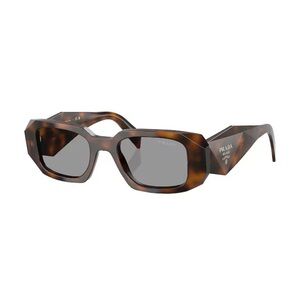 Prada Brown Geometric Sunglasses